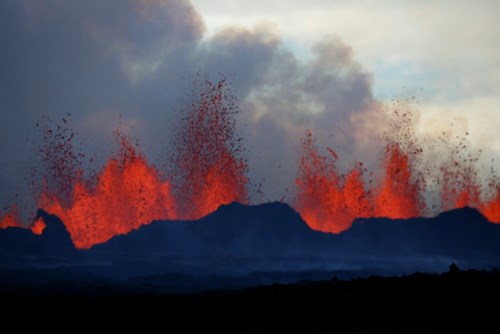 Hekla Volcano Eruption 